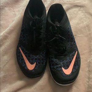 Nike Size 7 Shoes Blue/Black/Coral